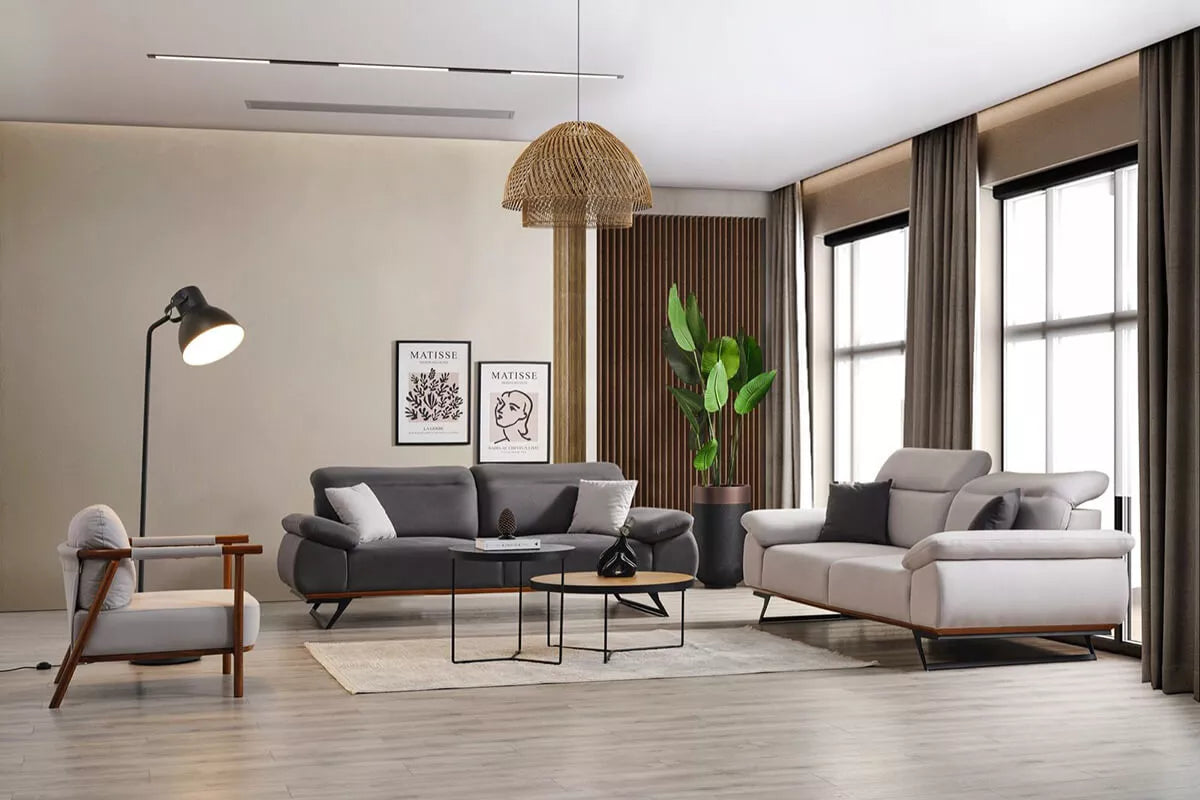 Nice Sofa Set 3+3+1 - Ider Furniture