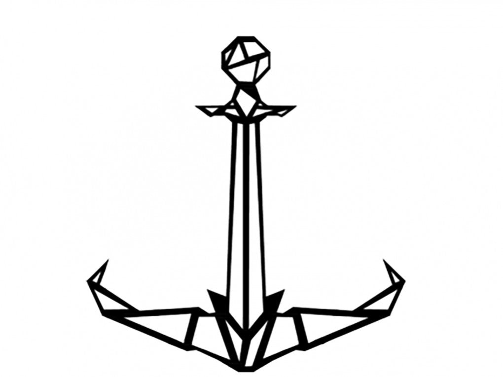 Anchor Metal Wall Art Decor - Ider Furniture