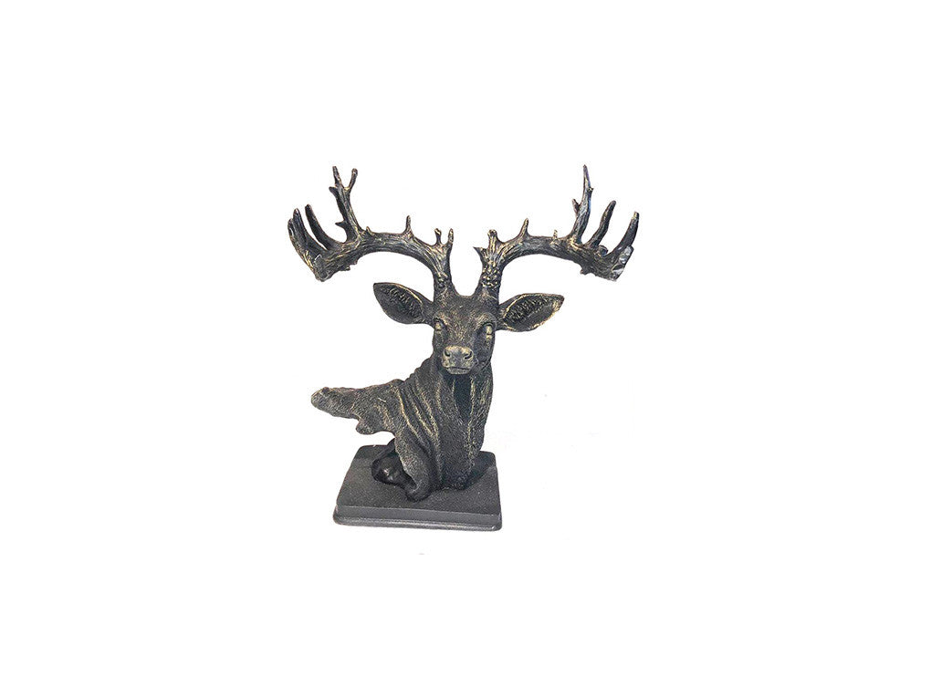 Deer Decorative Figure Gold - Ider Furniture