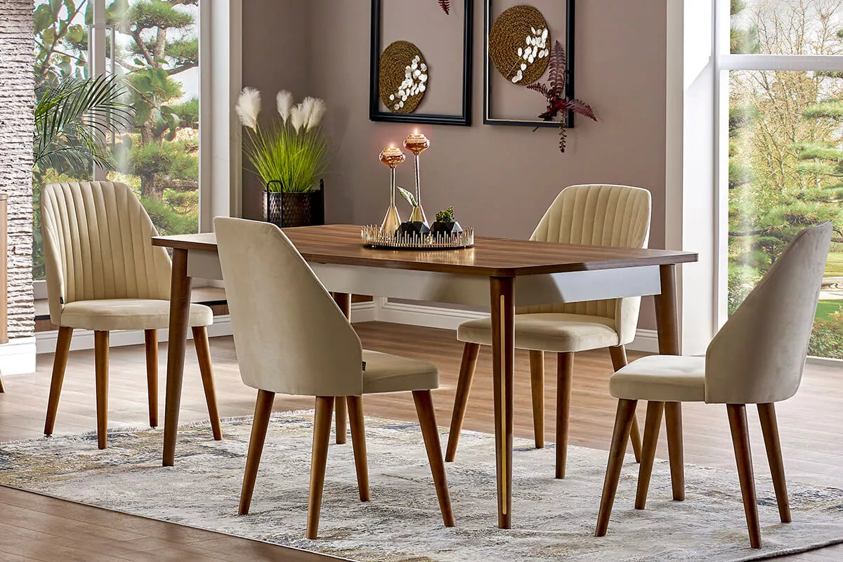 Letoon Dining Table & Chairs - Ider Furniture