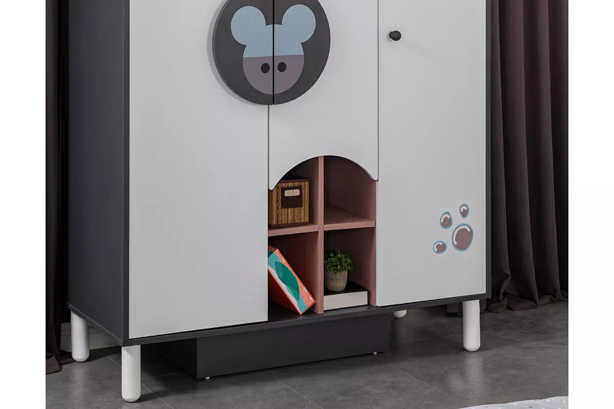 Mouse 3 Door Cabinet - Ider Furniture