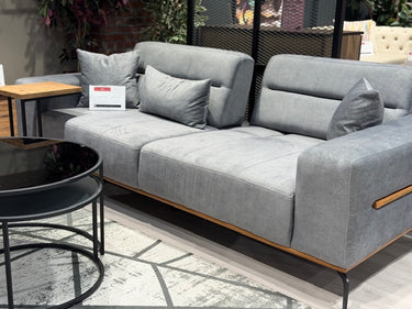 Oslo 3 Seater Sofa - 3 Seater Sofa - Polyester - Metal Legs - Ider Furniture London - View 2