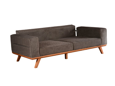 Perge 3 Seater Sofa Bed - Single Size Sofa Bed - Wooden Legs - Ider Furniture London - View 2