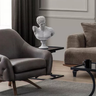 Bronte Armchair - Armchair - Nubuck - Wooden Legs - Ider Furniture London