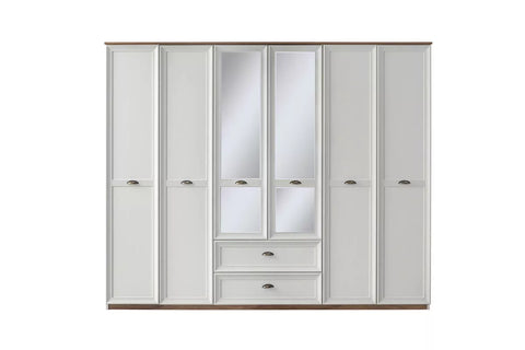 Ada 6 Door Wardrobe - Ider Furniture