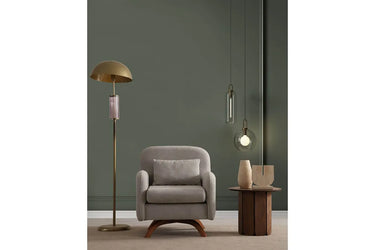 Akasya Armchair - Armchair - Wooden Legs - Ider Furniture London - View 2
