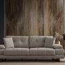Akasya 3 Seater Sofa Bed Cream - Single Size Sofa Bed - Cream - Wooden Legs - Ider Furniture London