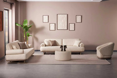 Alex Sofa Set - Sofa Set - Bouclé & Cotton Blend - Ider Furniture London - View 2