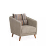 Antero Armchair - Armchair - Polyester - Wooden Legs - Ider Furniture London