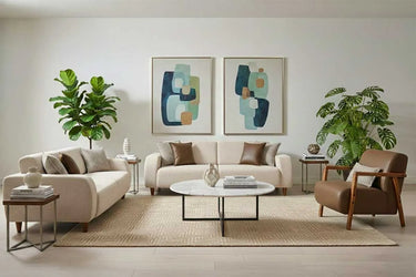 Ares Sofa Set - Sofa Set - Nubuck - Ider Furniture London - View 2