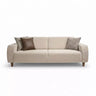 Ares 3 Seater Sofa - 3 Seater Sofa - Nubuck - Wooden Legs - Ider Furniture London