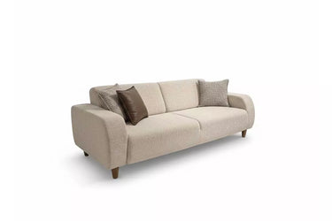 Ares 3 Seater Sofa - 3 Seater Sofa - Nubuck - Wooden Legs - Ider Furniture London - View 2
