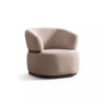 Aspendos Armchair - Armchair - Bouclé & Cotton Blend - Brass Legs - Ider Furniture London