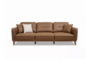 Atlantis 3 Seater Sofa - 3 Seater Sofa - Nubuck - Wooden Legs - Ider Furniture London - View 2