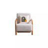 Begonvil Armchair - Armchair - Linen - Wooden Legs - Ider Furniture London