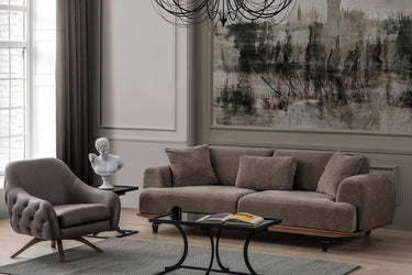 Bronte Sofa Set - Sofa Set - Nubuck - Ider Furniture London - View 2