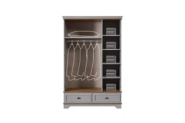 Carizma 3 Doors Wardrobe - Ider Furniture