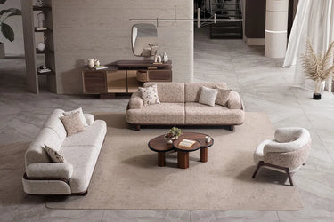 Charme Sofa Set - Sofa Set - Bouclé & Cotton Blend - Ider Furniture London - View 2