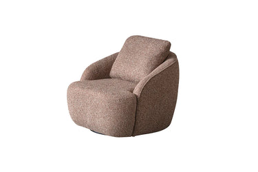 Chloe Armchair - Armchair - Bouclé & Cotton Blend - Chrome / Gold Legs - Ider Furniture London - View 2