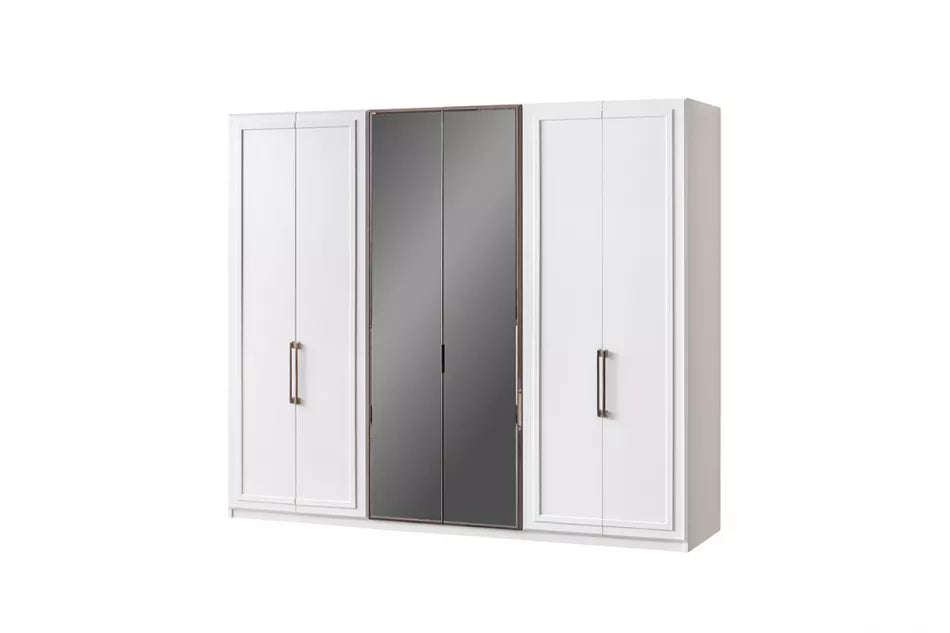 Chloe 6 Doors Wardrobe