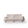 Clara 3 Seater Sofa - 3 Seater Sofa - Cotton Blend - Metal Legs - Ider Furniture London