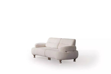 Clara 3 Seater Sofa - 3 Seater Sofa - Cotton Blend - Metal Legs - Ider Furniture London - View 2