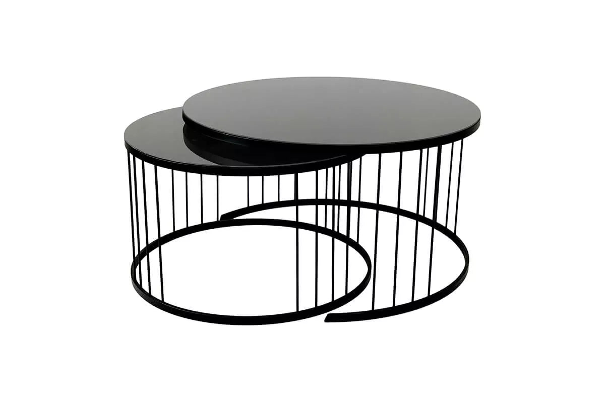 Cubuklu Coffee Table Set Black - Ider Furniture