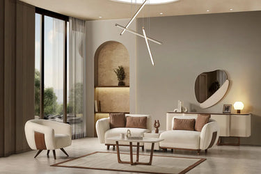 Defne Sofa Set - Sofa Set - Bouclé & Cotton Blend - Ider Furniture London - View 2