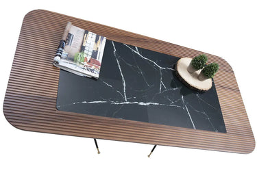 Diamond Coffee Table Walnut - Ider Furniture