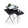 Diamond Nesting Table Black & White - Ider Furniture