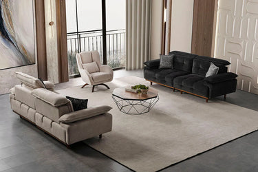 Dora Sofa Set - Sofa Set - Bouclé & Cotton Blend - Ider Furniture London - View 2