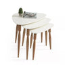Ege Nesting Table-White - Ider Furniture