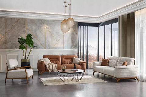 Erika Sofa Set 3+3+1 - Ider Furniture