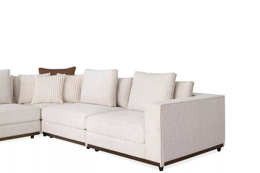 Focus Modular Corner Sofa - Bouclé & Cotton Blend - Ider Furniture London - View 2