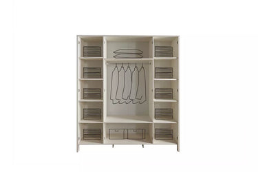 Inci 4 Doors Wardrobe - Ider Furniture