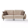 Leon 3 Seater Sofa - 3 Seater Sofa - Cotton Blend - Metal Legs - Ider Furniture London