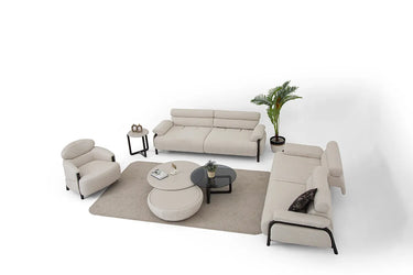 Linda Sofa Set - Sofa Set - Bouclé & Cotton Blend - Ider Furniture London - View 2