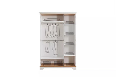 Lofter 3 Doors Wardrobe - Ider Furniture