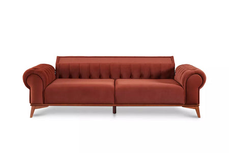 Lofty 3 Seater Sofa Bed Kapitoneli - Ider Furniture