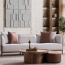 Lugo 4 Seater Sofa - 4 Seater Sofa - Cotton Blend - Ider Furniture London