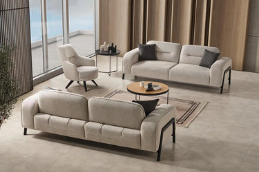 Maldiv Sofa Set - Sofa Set - Linen - Ider Furniture London - View 2