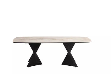 Mazu Ceramic Dining Table - Ider Furniture