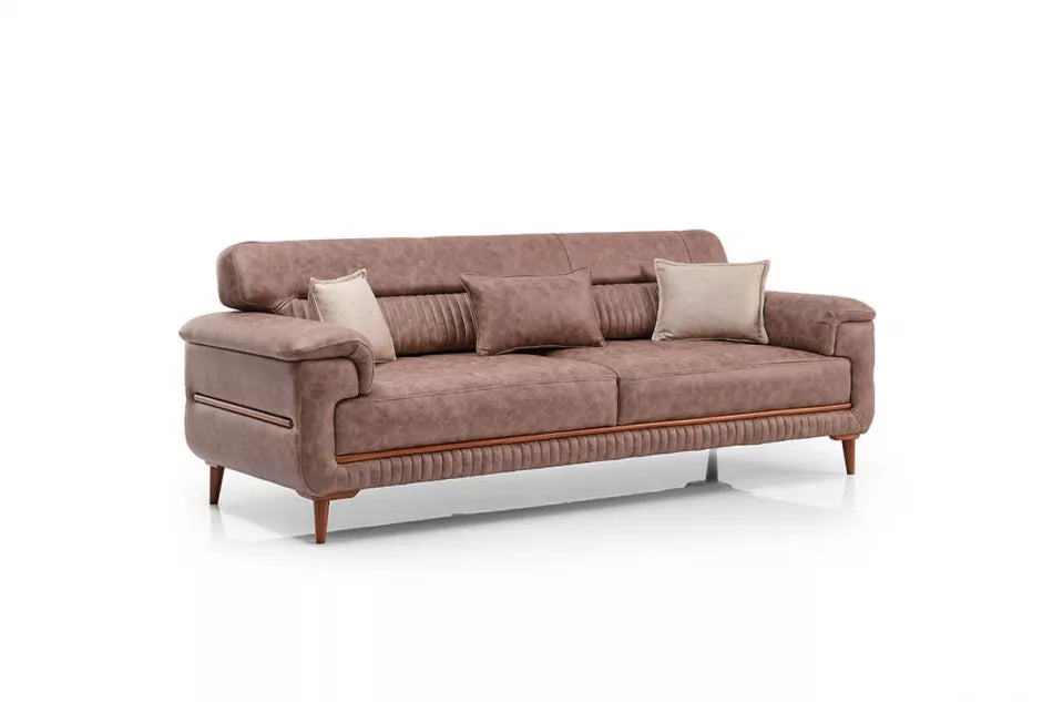Misis 3 Seater Sofa Brown - Ider Furniture