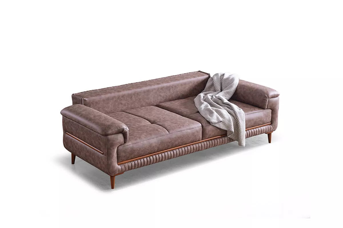 Misis 3 Seater Sofa Brown - Ider Furniture