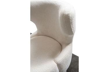 Monza Armchair - Armchair - Bouclé & Cotton Blend - Brass Legs - Ider Furniture London - View 2