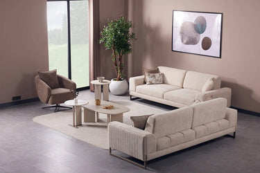 Nota Sofa Set - Sofa Set - Bouclé & Cotton Blend - Ider Furniture London - View 2