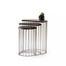 Nova Nesting Table-Silver - Ider Furniture