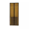 Oslo 2 Doors Wardrobe - Drawers & Glass Doors - Ider Furniture