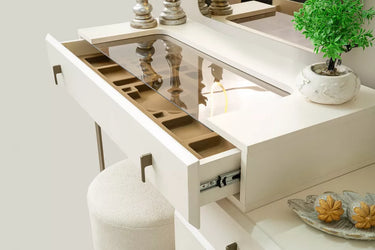Oslo Dressing Table & Mirror - Ider Furniture