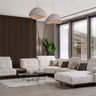 Pandora Modular U Shape Corner Sofa - Bouclé & Cotton Blend - Ider Furniture London